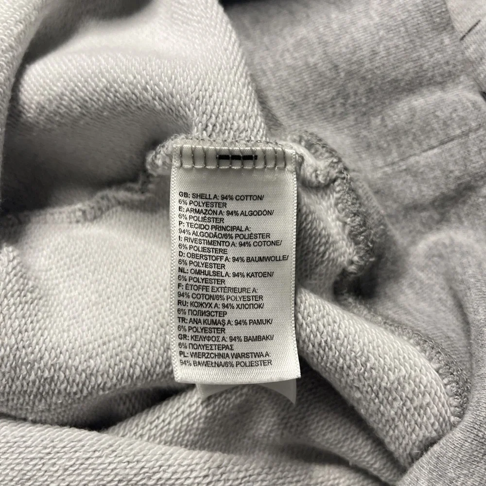 The‎ North Face Crewneck Sweatshirt Womens Small Floral Terry in Grey Black - Picture 3 of 5